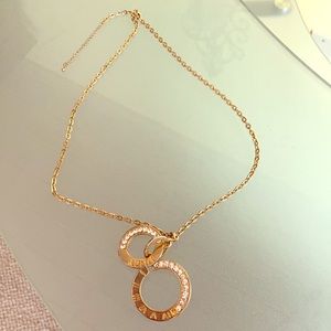 Juicy gold costume necklace